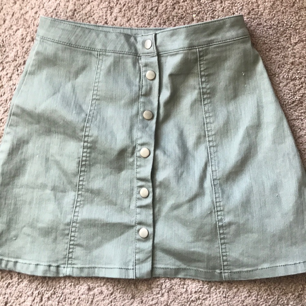 A line mini skirt